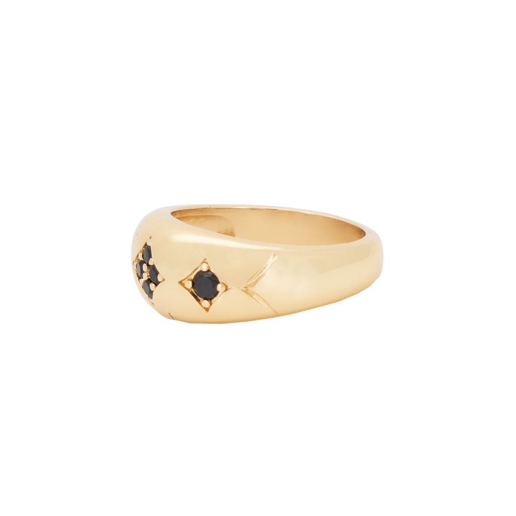Gabi Rind Gabi Ring Black – A New Day Amsterdam